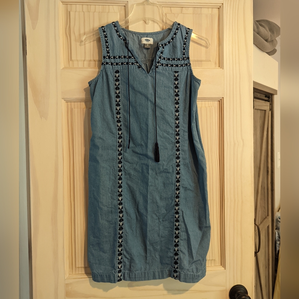 100% cotton sleeveless dress